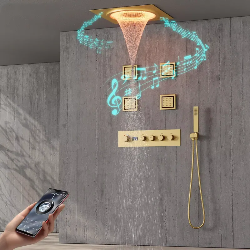 Intelligentes LED-Duschset Bad – Spa & Wellness Earth City Москва Bewertung und Preis