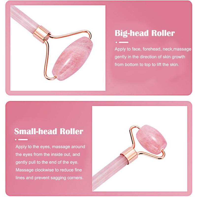 Natürliche Rose Quartz Jade Ro – Jade Roller Stone Bewertung und Preis