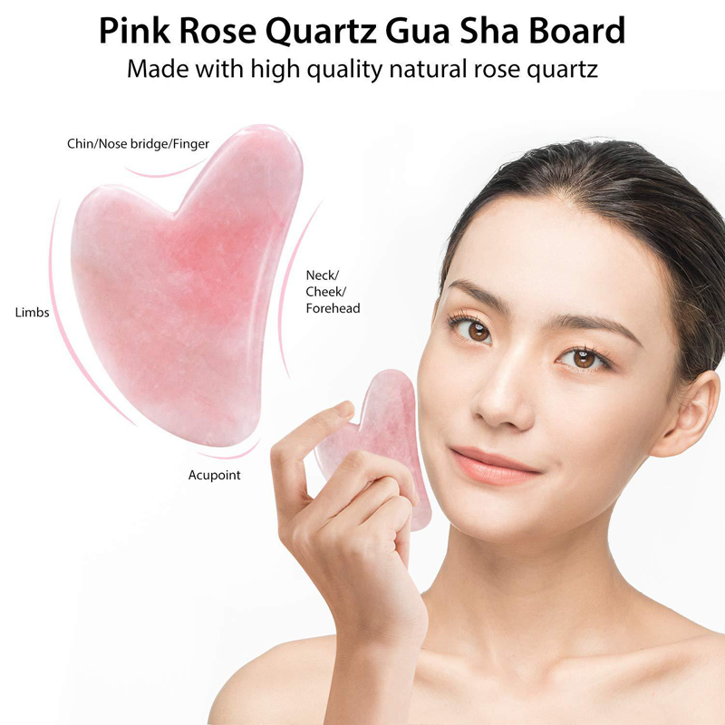 Natürliche Rose Quartz Jade Ro – Jade Roller Stone Bewertung und Preis