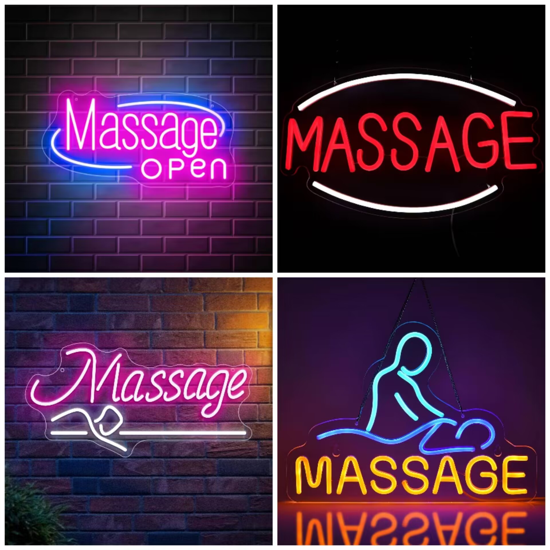 Massage-Spa LED-Neonschild Dim – Spa Wellness Salon Bewertung und Preis