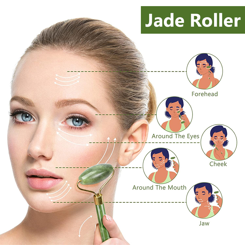 Natürliche Jade Roller Gesicht – Jade Roller Stone Bewertung und Preis