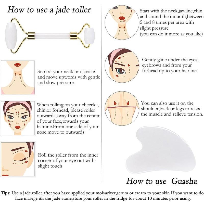 Natürliche Jade Roller Gesicht – Jade Roller Stone Bewertung und Preis