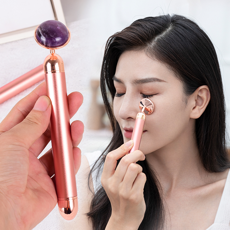 Natürliche Stein Rose Gold Ele – Jade Roller Stone Bewertung und Preis