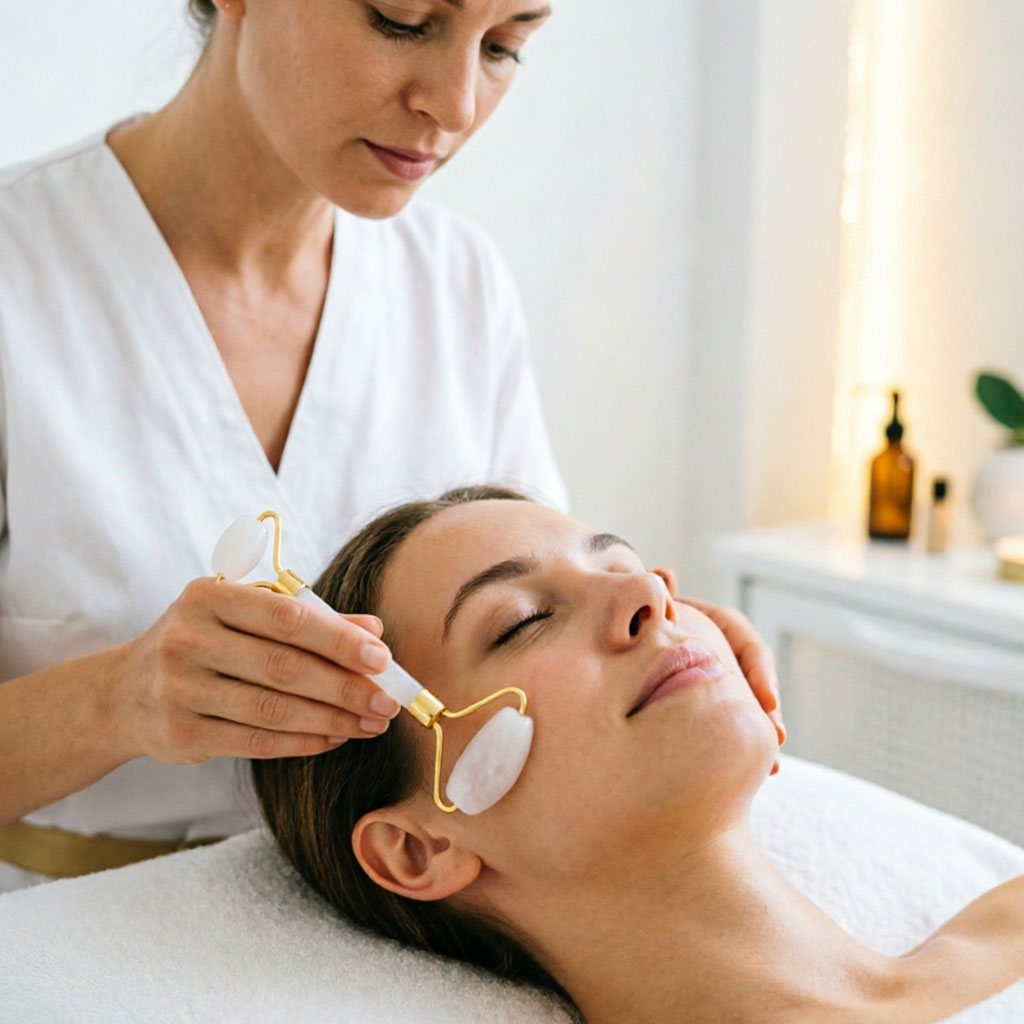 Weißer Gua Sha Natürlicher Jad – Jade Roller Stone Bewertung und Preis