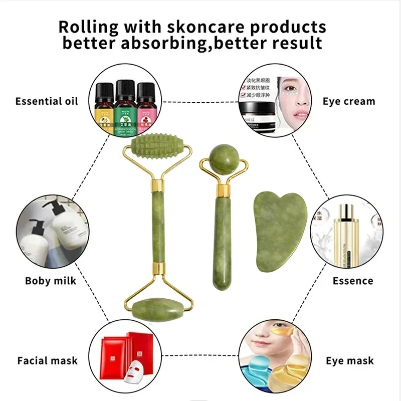 Natürlicher Jade-Roller für Ge – Jade Roller Stone Bewertung und Preis