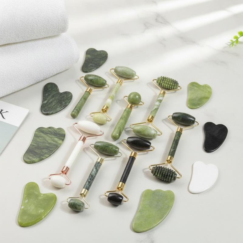 1/2 Stück Natürlicher Jade-Rol – Jade Roller Stone Bewertung und Preis