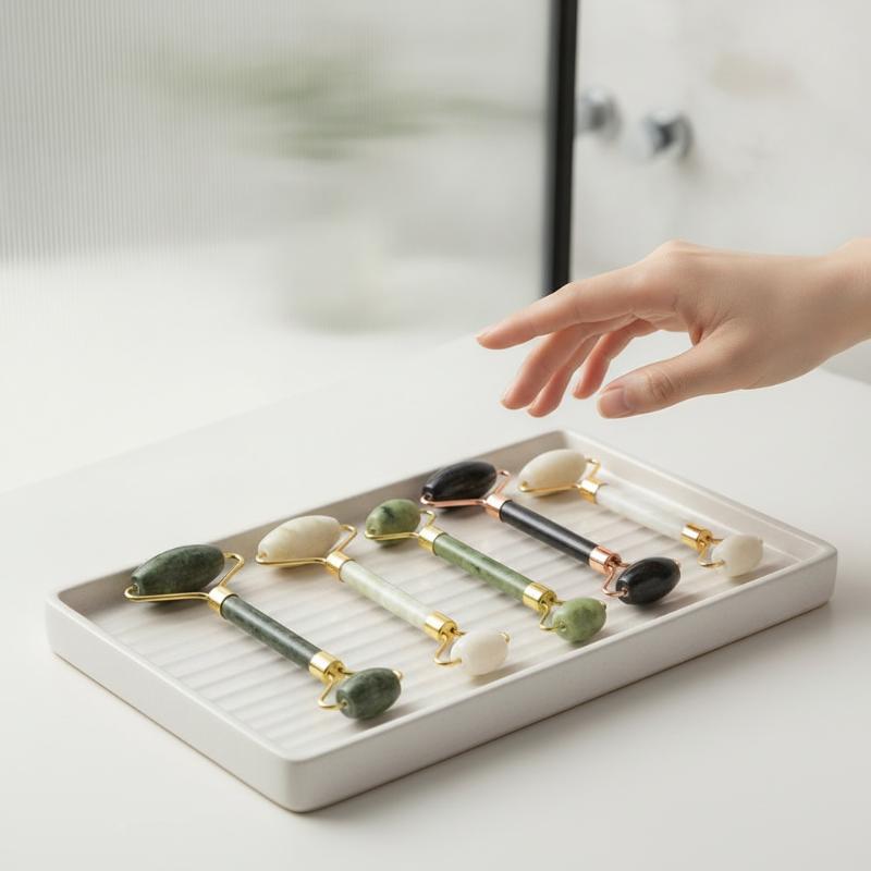 1/2 Stück Natürlicher Jade-Rol – Jade Roller Stone Bewertung und Preis